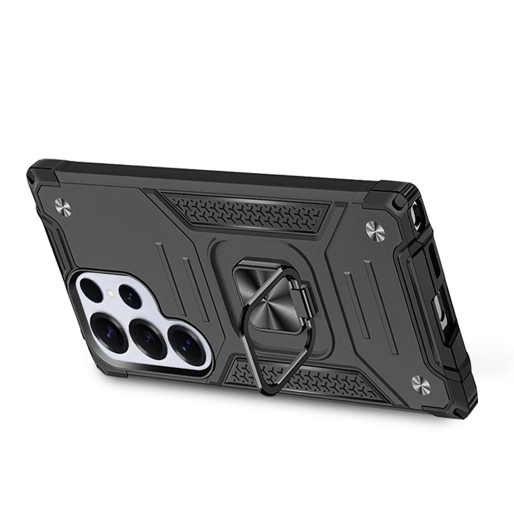 Samsung Galaxy Magnetic Ring Holder Phone Case S26 S25 S24 S23 S22 S20 Plus + Note Ultra