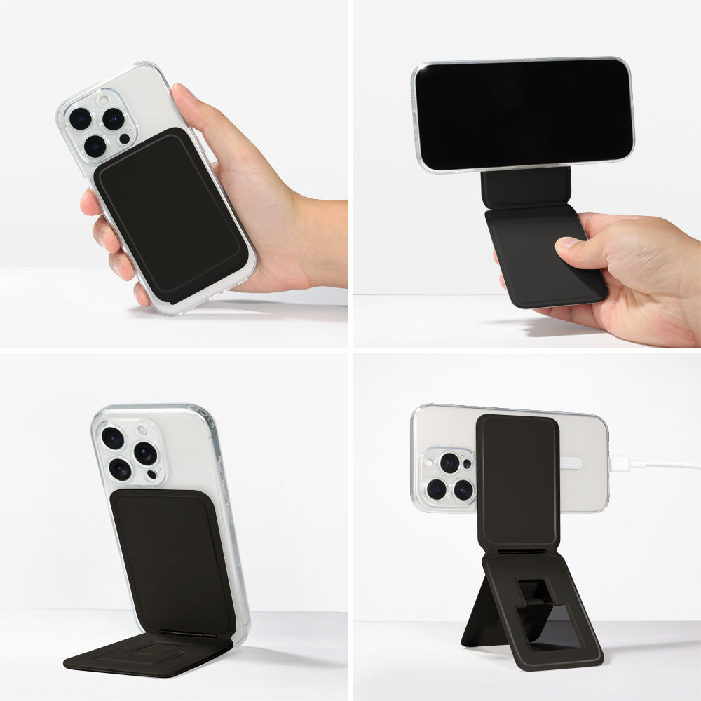 Magsafe Magnetic Phone Back Flip Fold Holder Hand Grip Desktop Selfie Stand Tripod