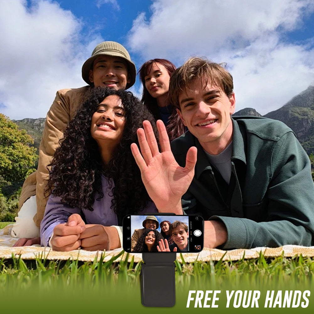 Magsafe Magnetic Phone Back Flip Fold Holder Hand Grip Desktop Selfie Stand Tripod