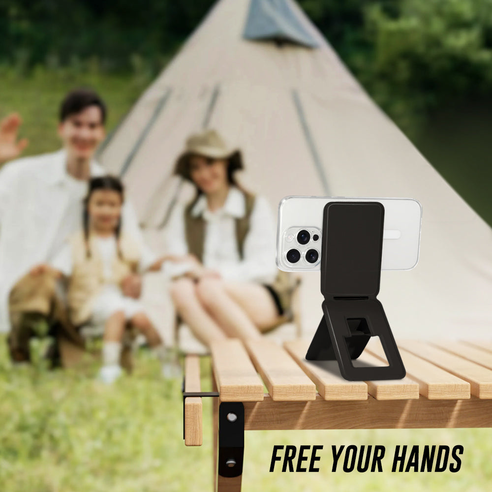 Magsafe Magnetic Phone Back Flip Fold Holder Hand Grip Desktop Selfie Stand Tripod