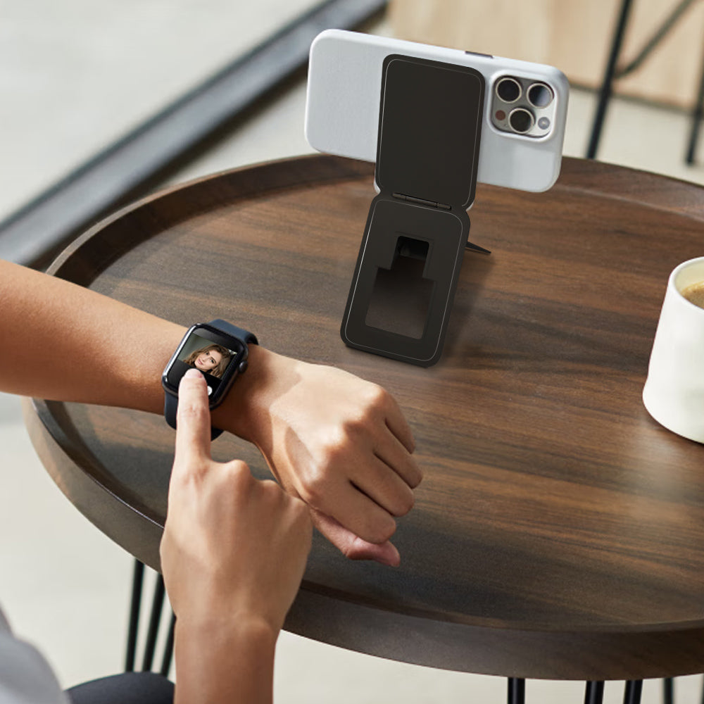 Magsafe Magnetic Phone Back Flip Fold Holder Hand Grip Desktop Selfie Stand Tripod