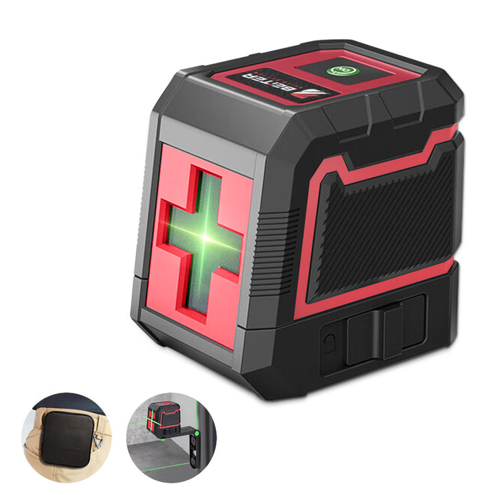 Green Laser Level Beam Cross Line Self Leveling Home DIY Level IP54 Water Resist