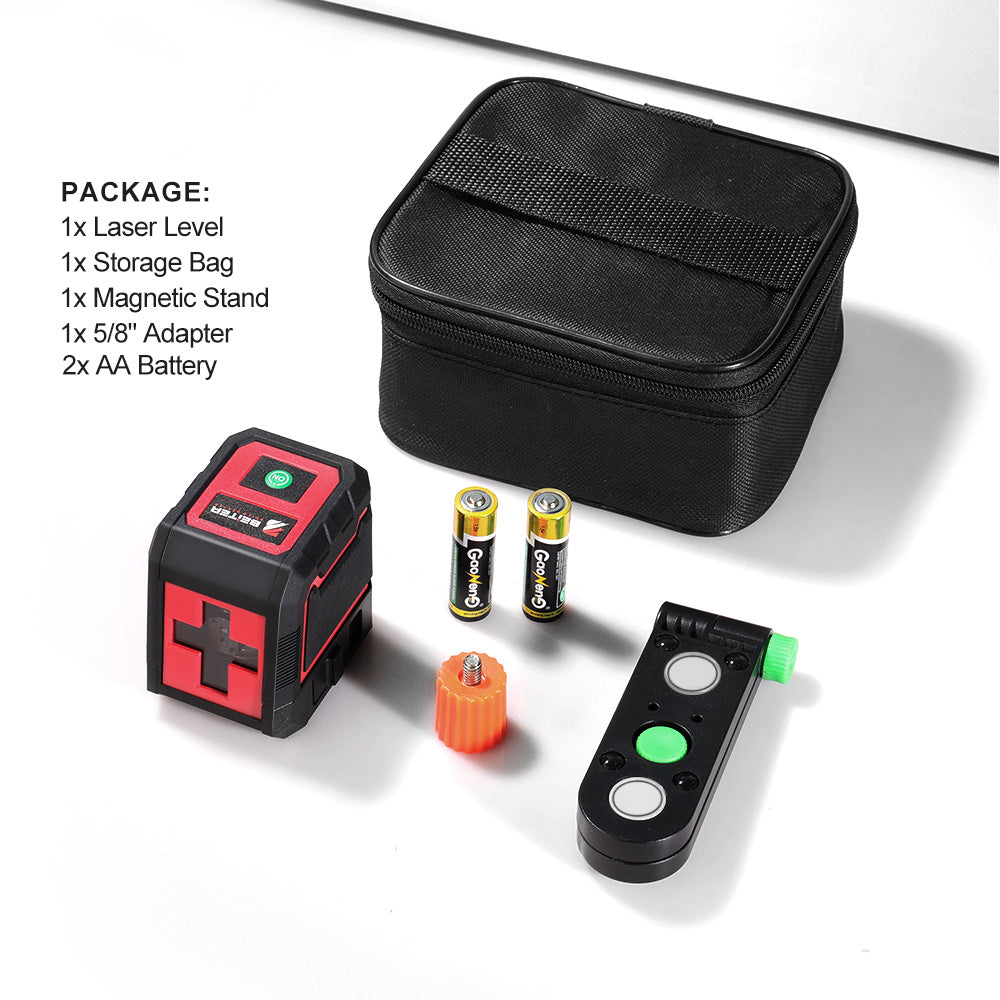 Green Laser Level Beam Cross Line Self Leveling Home DIY Level IP54 Water Resist