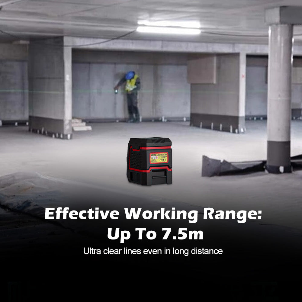 Green Laser Level Beam Cross Line Self Leveling Home DIY Level IP54 Water Resist