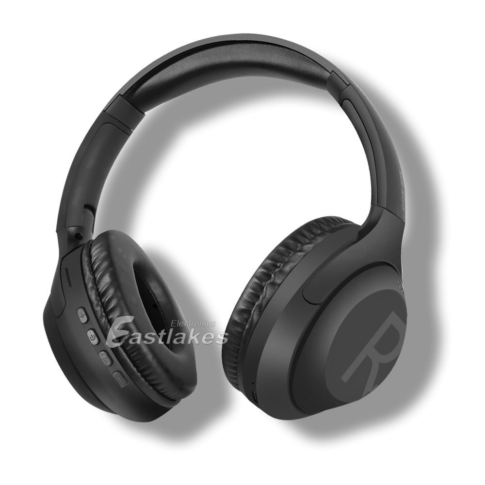 Black Wireless Headphones Bluetooth Earphones Headset