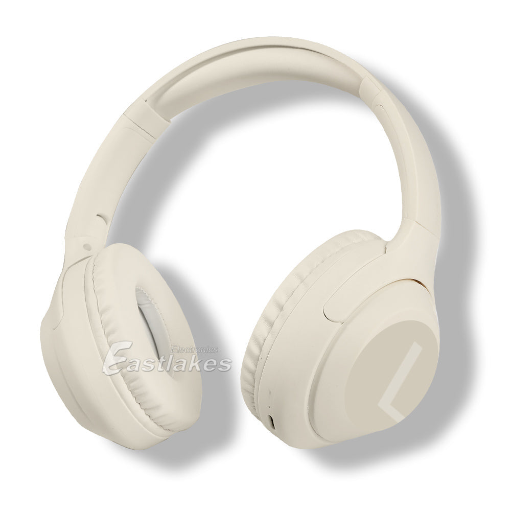 White Wireless Headphones Bluetooth Earphones Headset