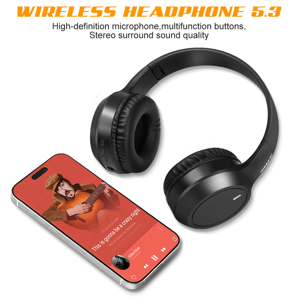 Bluetooth Wireless Foldable Headset Headphones