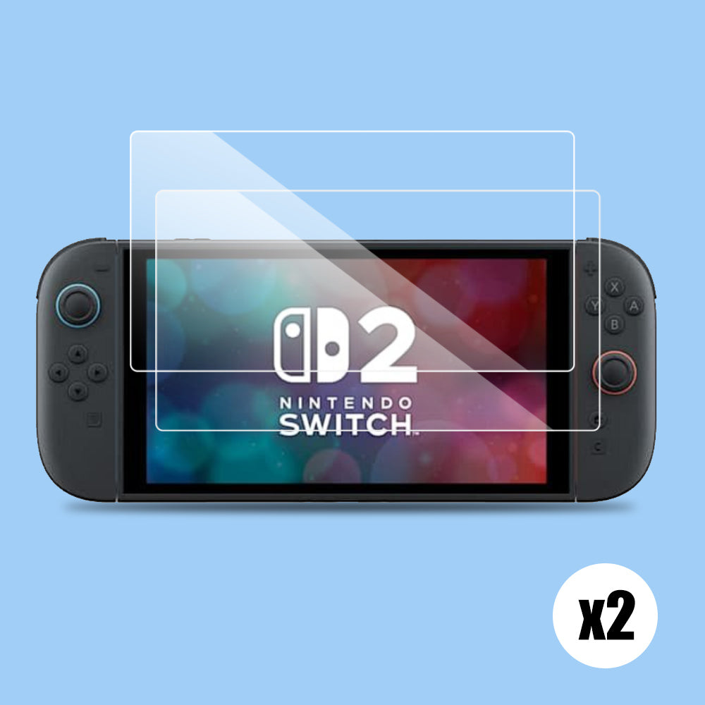 [2 Pack] Tempered Glass Screen Protector For Nintendo Switch 2 2025