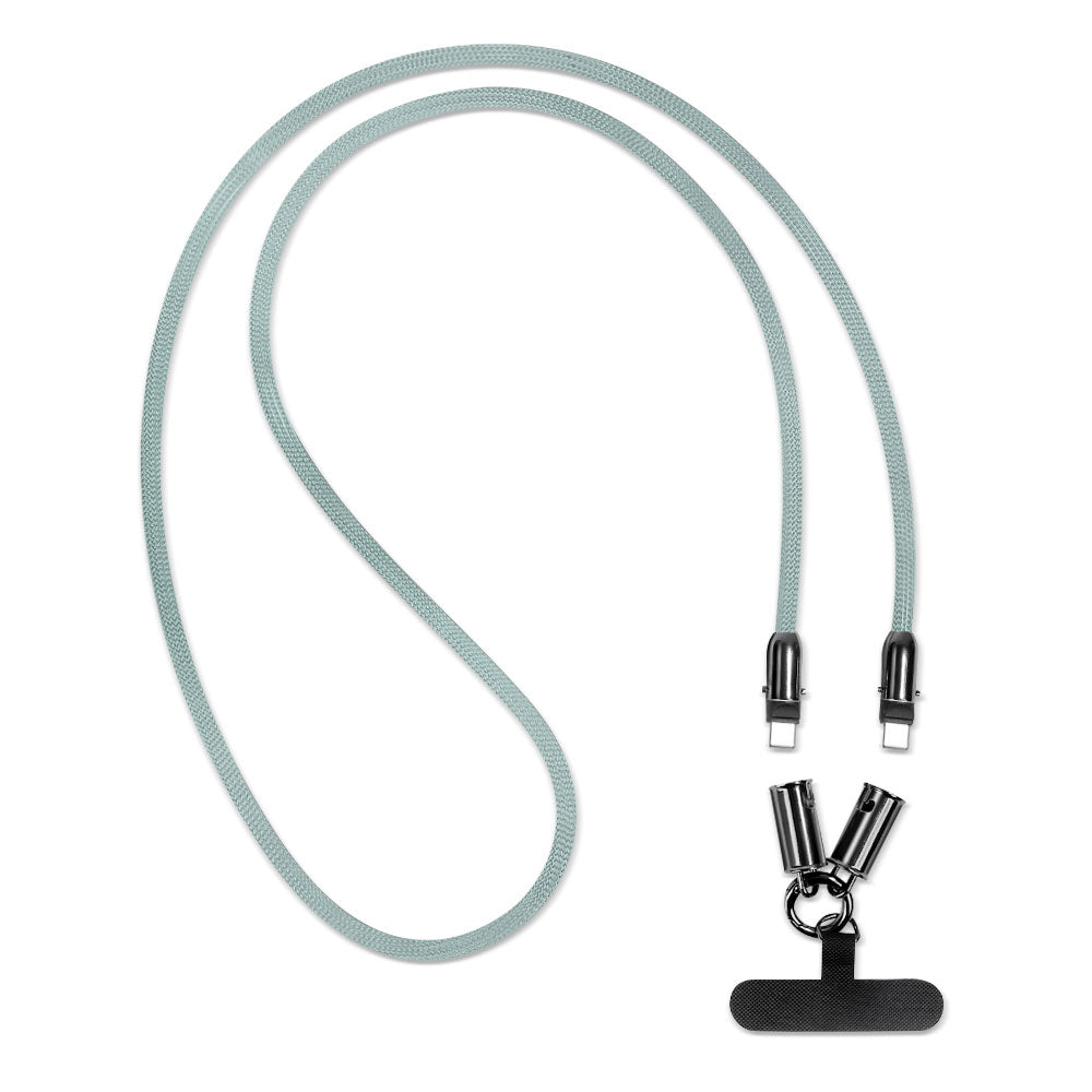 USB C TYPE-C Fast Cable Adapter Crossbody Strap Lanyard