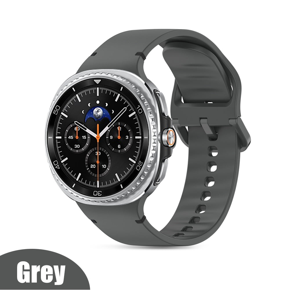 Galaxy Watch 8 Silicone Replacement Sports Band Black