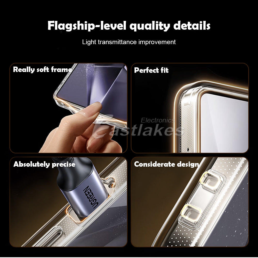 Clear Shockproof Case For Samsung Galaxy S25 S24 Ultra