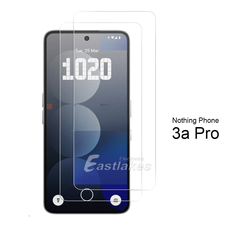 [2 Pack] Nothing Phone 3A PRO 3A Tempered Glass Screen Protector