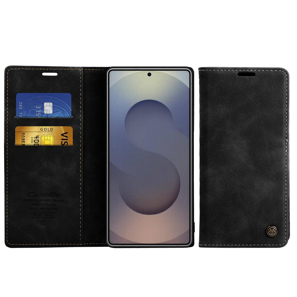 Leather Flip Wallet Case for Samsung Galaxy S26 Plus S25 FE S20 S21 S22 Ultra 5G