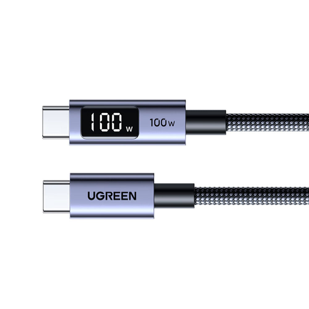 UGREEN USB C Type-C Charger Cable 100w Fast Charging Live Power Display Monitor