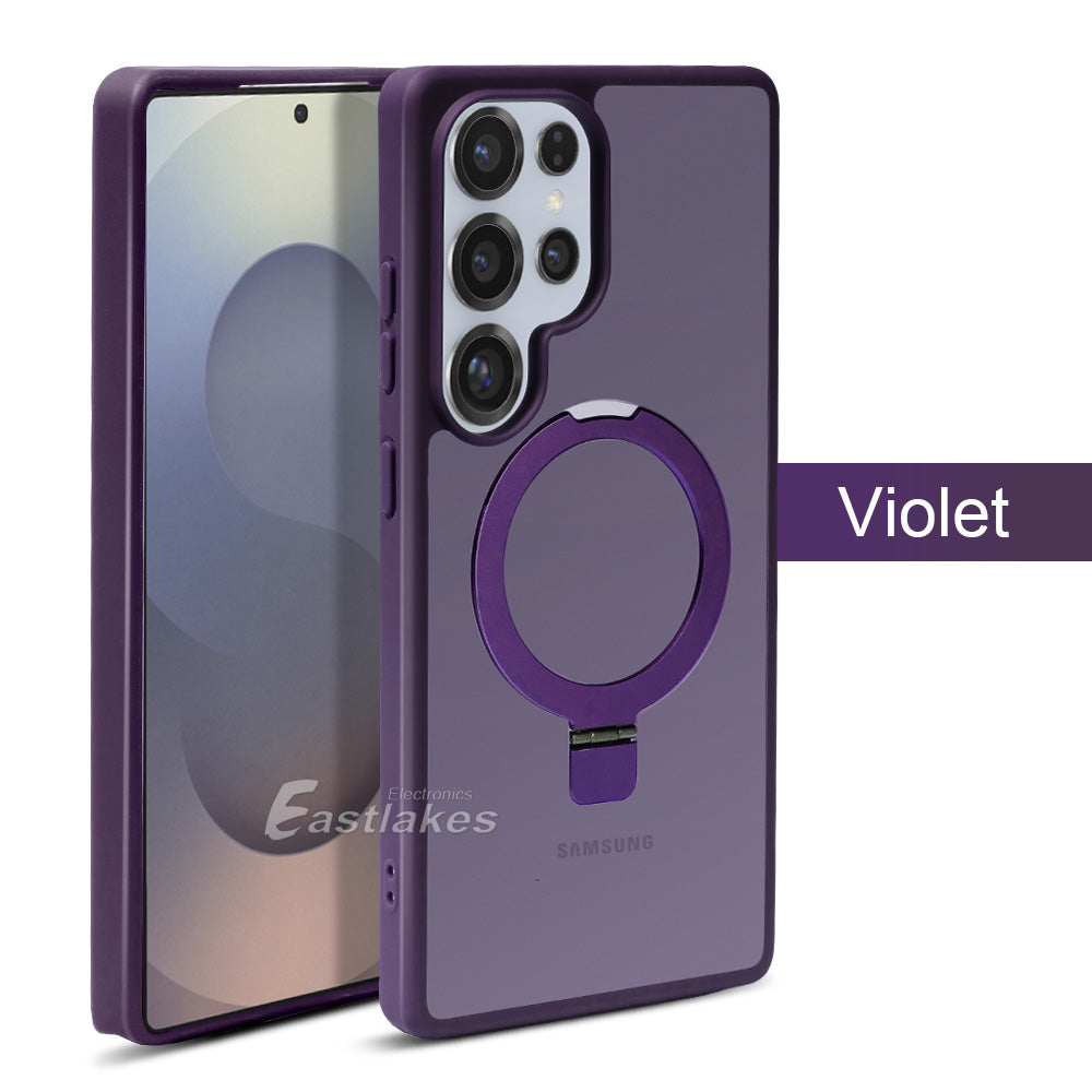 Samsung Galaxy S A Series Silicone Magsafe Magnetic Stand Case