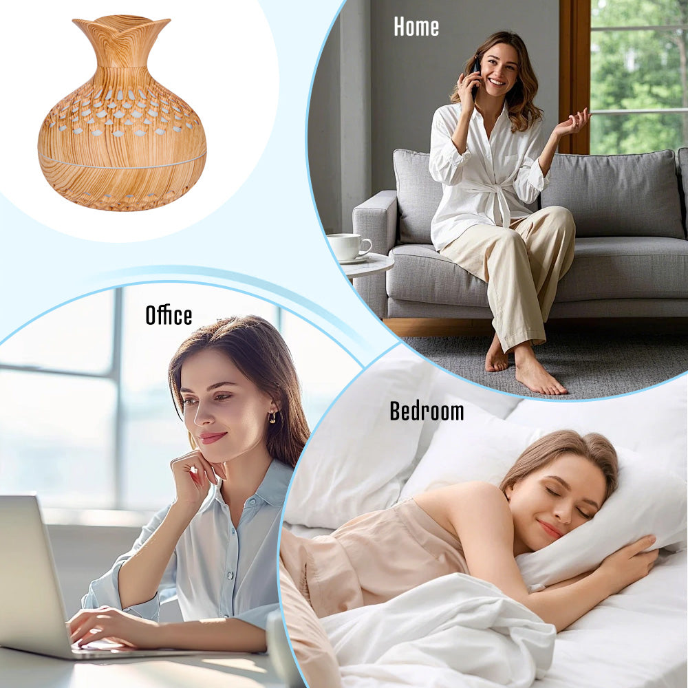 USB Spray Aroma Flower Humidifier