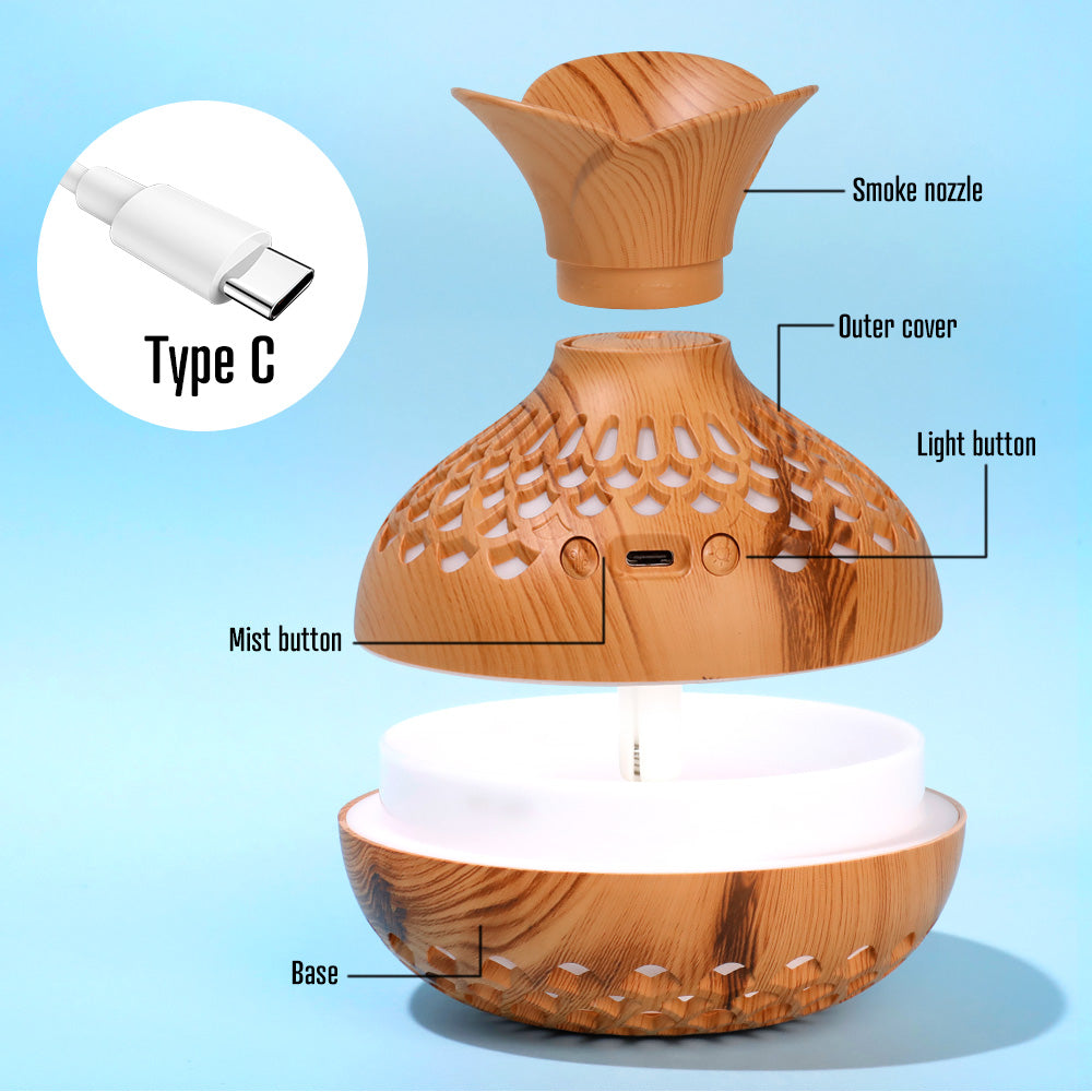 USB Spray Aroma Flower Humidifier
