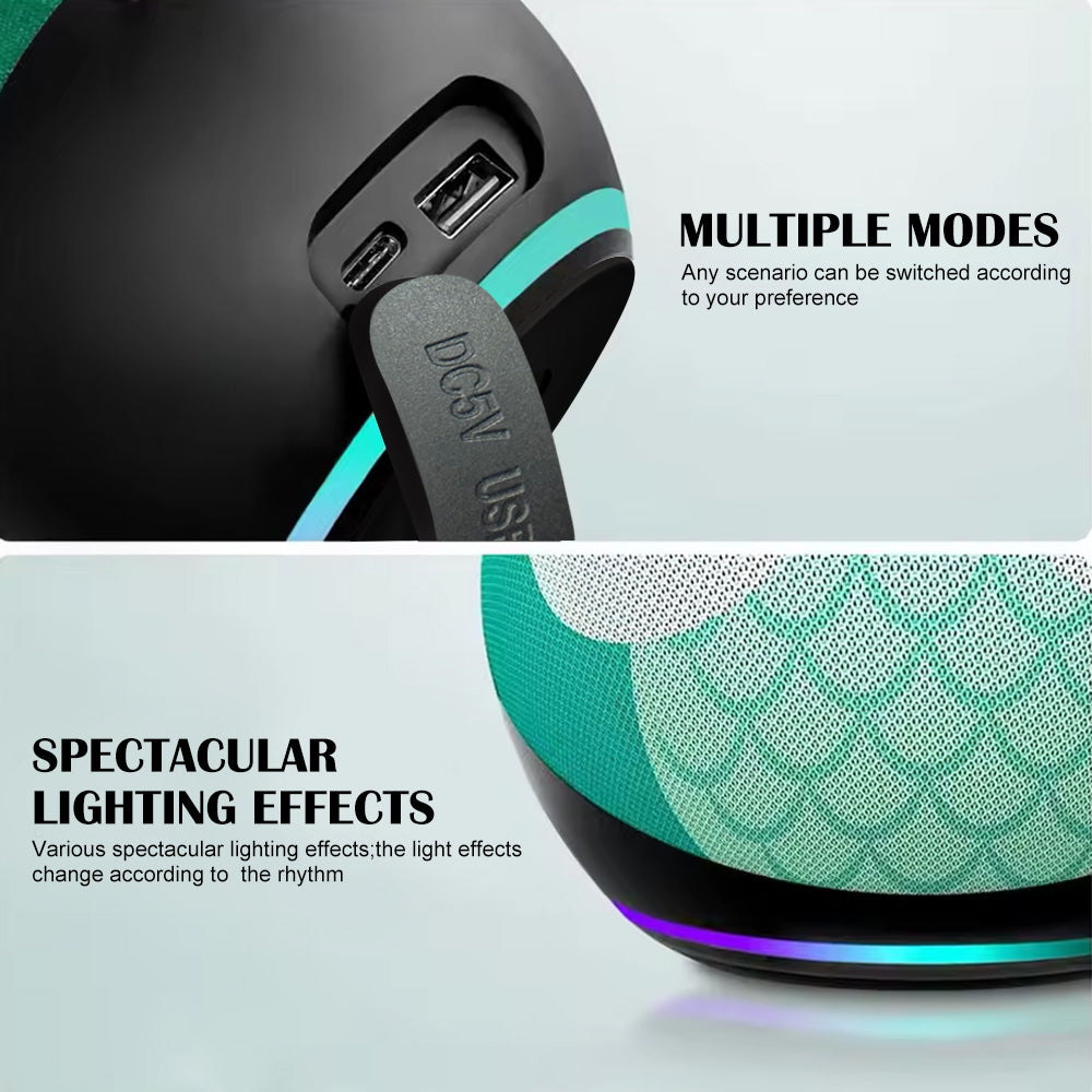 Bluetooth Speaker Subwoofer Compact Powerful Outdoor Indoor Wireless Speaker