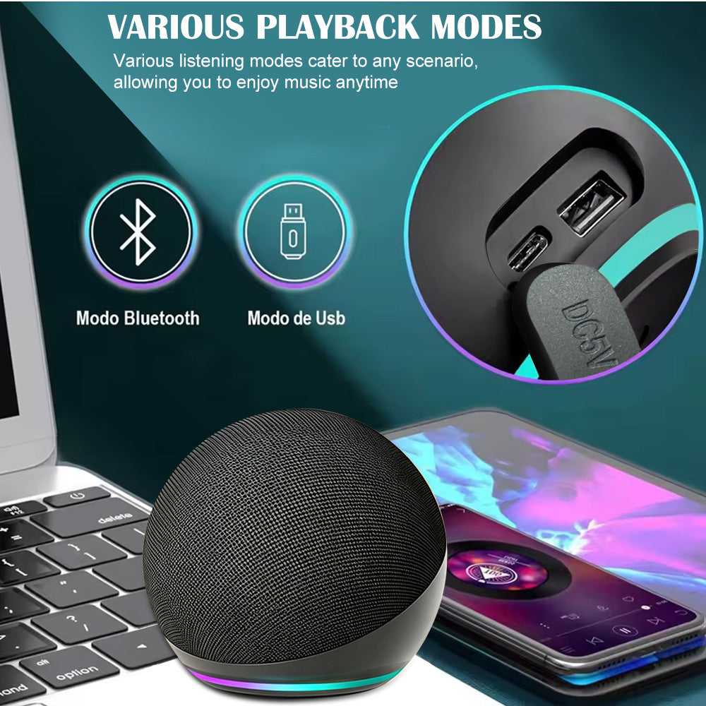 Bluetooth Speaker Subwoofer Compact Powerful Outdoor Indoor Wireless Speaker