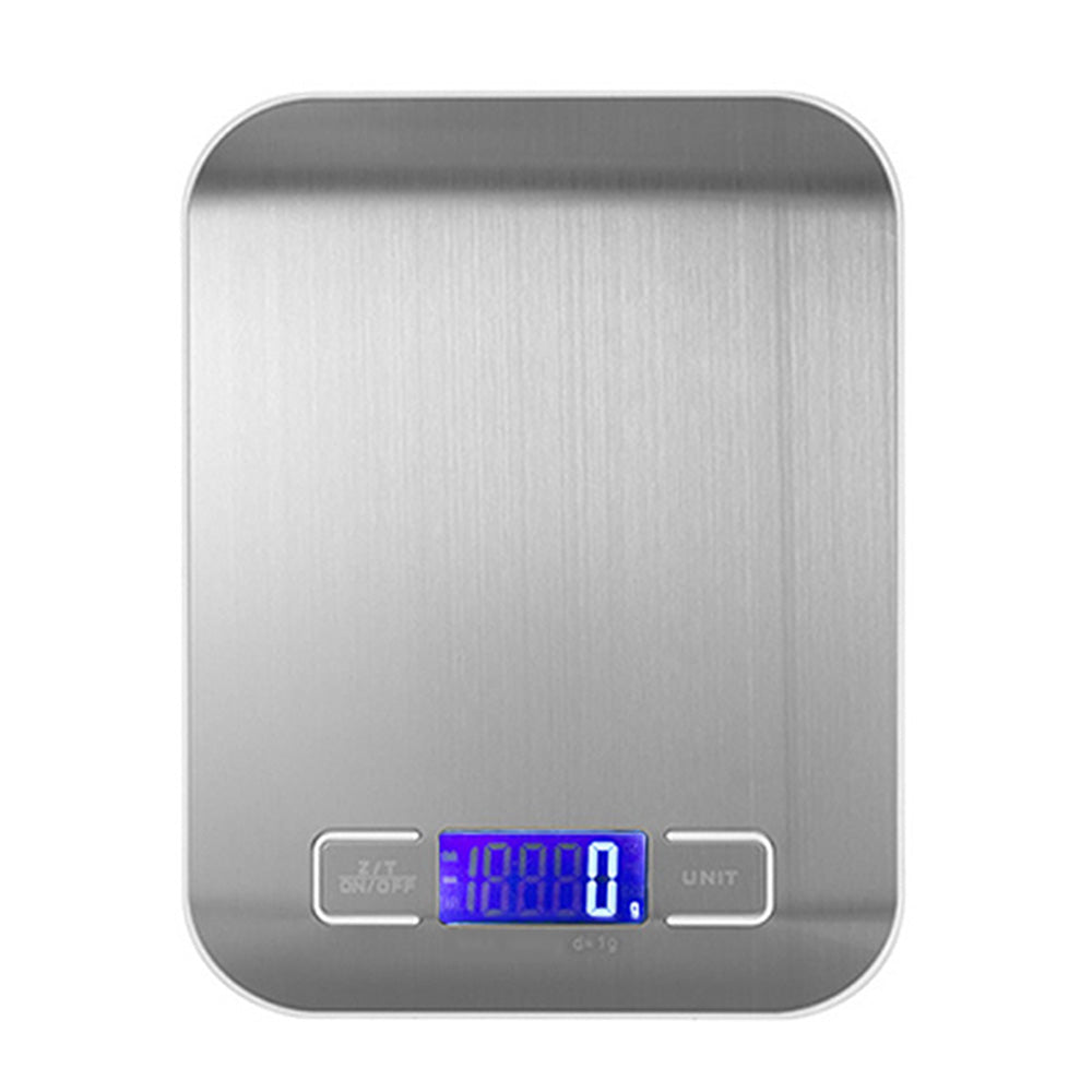 5kg/1g Stainless Steel Digital Kitchen Food Scale LCD Display for Cooking