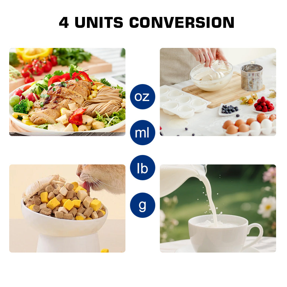 5kg/1g Stainless Steel Digital Kitchen Food Scale LCD Display for Cooking