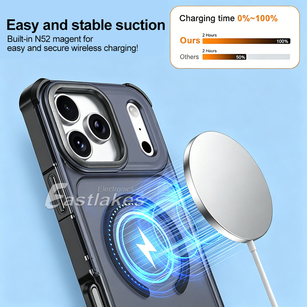 iPhone 15 16 17 Pro max Magsafe Magnetic Armor Case