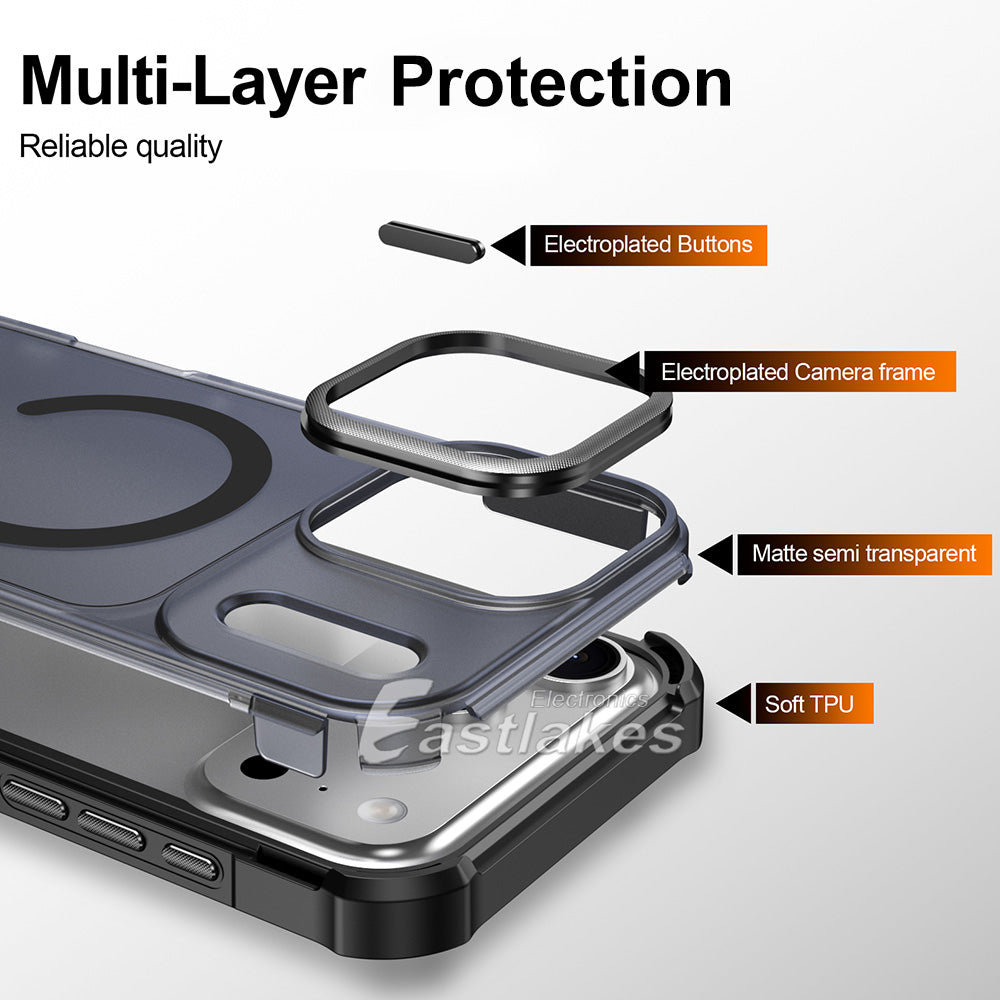 iPhone 15 16 17 Pro max Magsafe Magnetic Armor Case