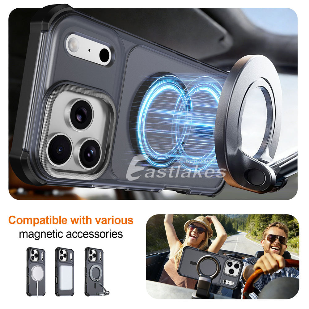 iPhone 15 16 17 Pro max Magsafe Magnetic Armor Case