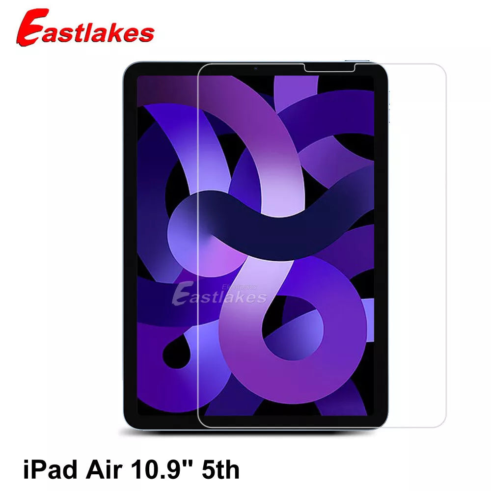 Tempered Glass Screen Protector For Apple iPad Pro Air