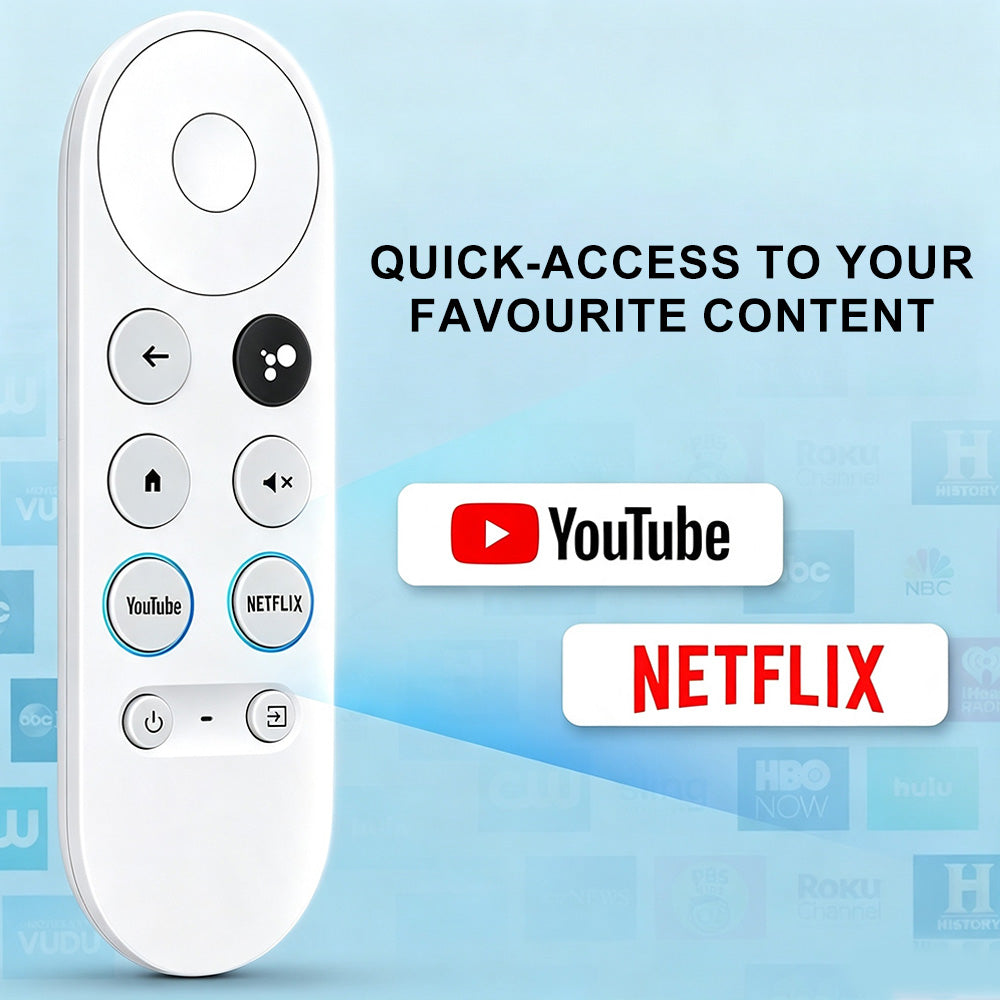 New G9N9N GZRNL For Chromecast 4K Google TV Voice Bluetooth IR Remote Control