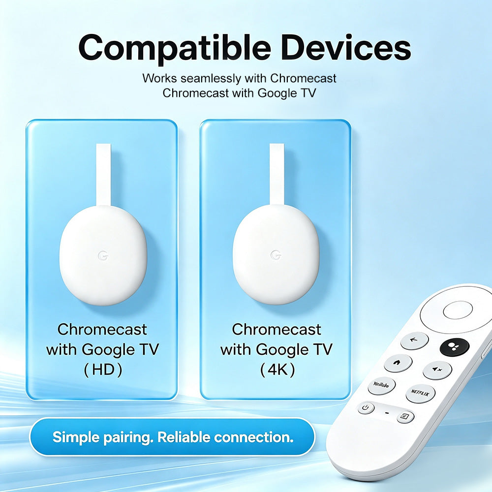 New G9N9N GZRNL For Chromecast 4K Google TV Voice Bluetooth IR Remote Control