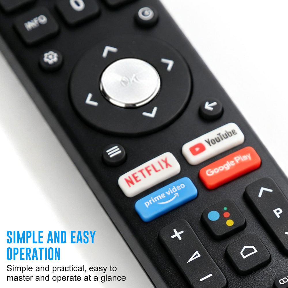 Kogan TV Replacement Remote Control Netflix Youtube Prime Google Play Video Buttons