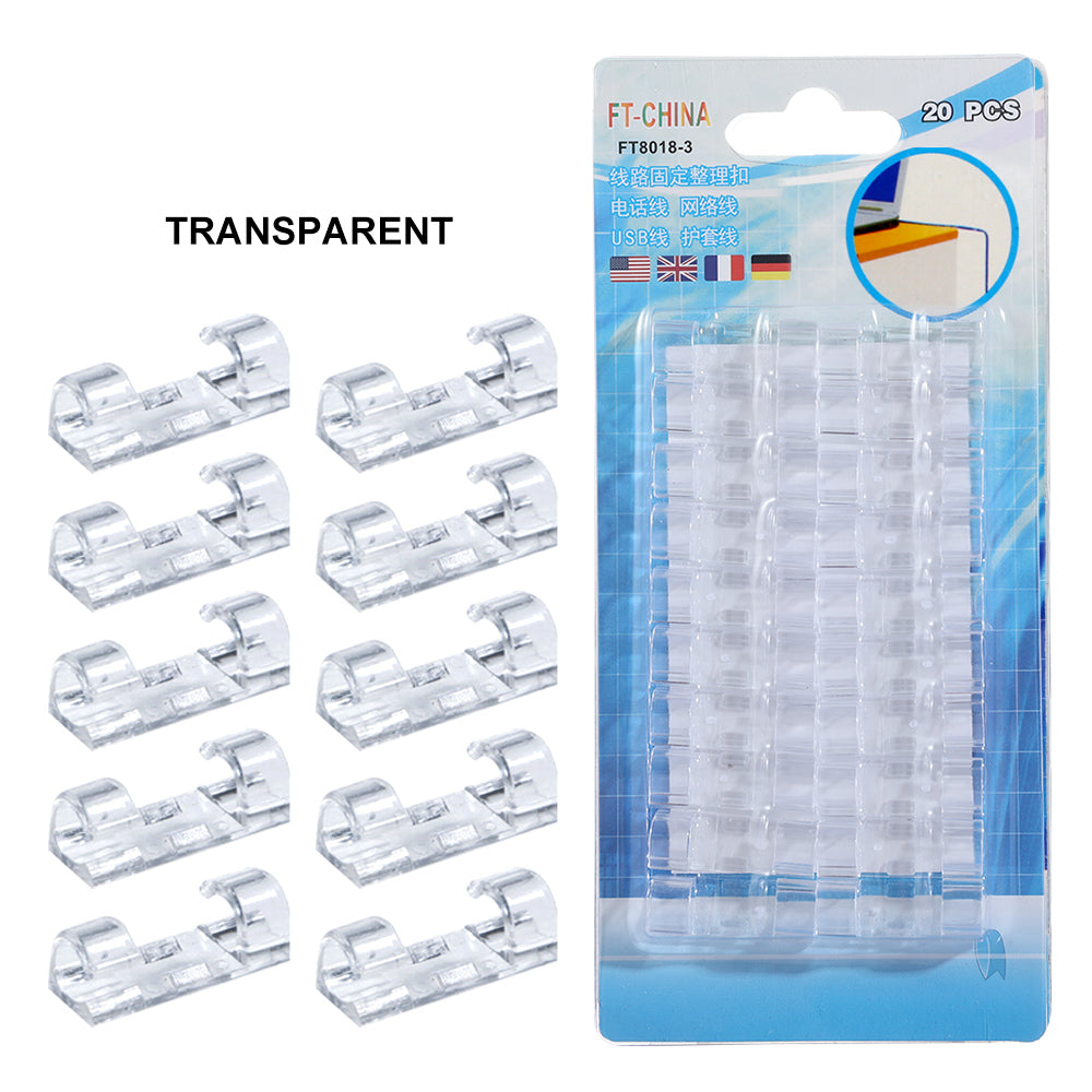 Self-Adhesive Cord Wire Management Organizer