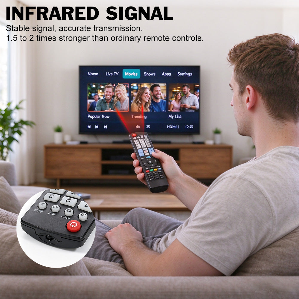 New LG TV Remote Control Replacement For All 3D HDTV LED LCD Years 2000-2026