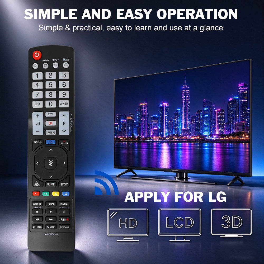 New LG TV Remote Control Replacement For All 3D HDTV LED LCD Years 2000-2026