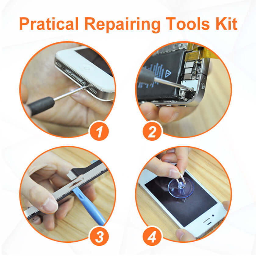 10Pc Repair Tools Kit For Cellphone Mobile Phones Tablets - Eastlakes Electronics