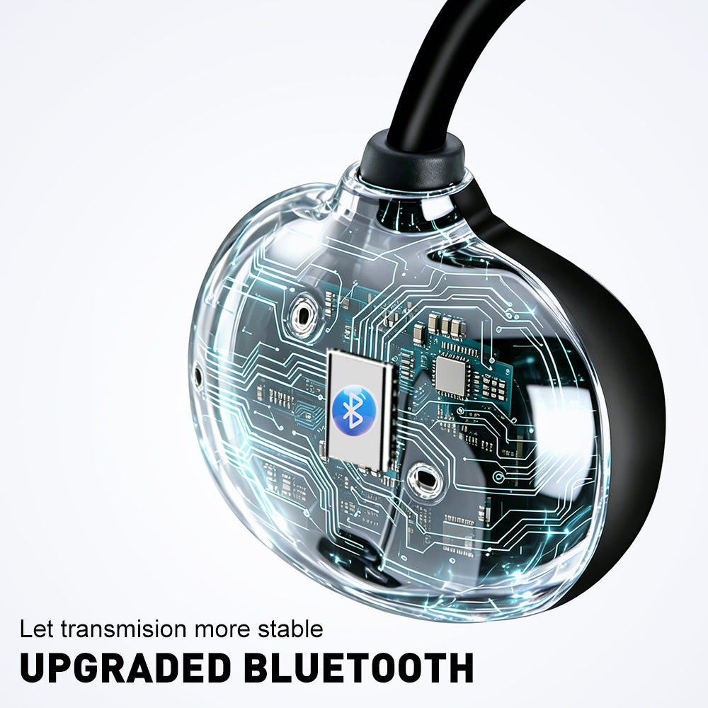 Wireless Earbuds Bluetooth 6.0 Earphone Open-Ear Clip-On Headphone Spatial Audio