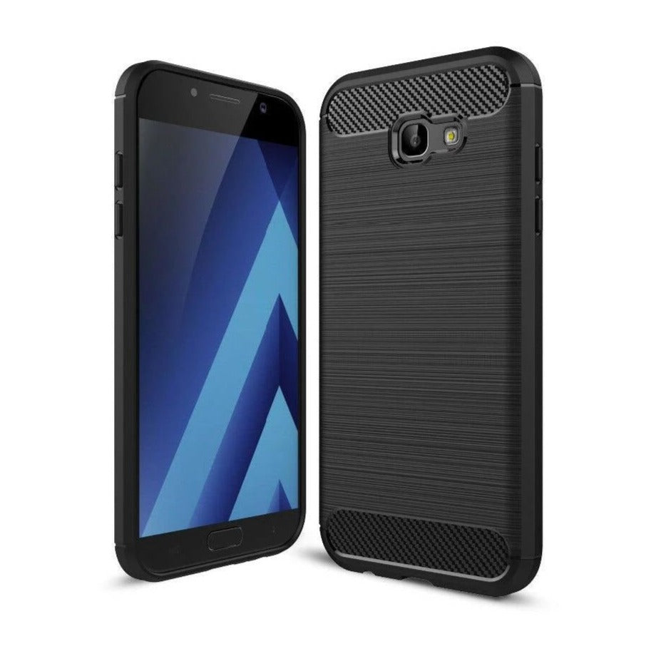 Samsung Galaxy Black Silicone Shockproof Case Cover A20 A30