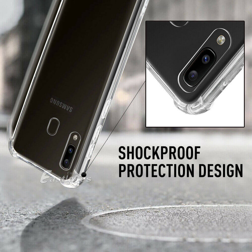 Shockproof Clear Silicone Case for Samsung Galaxy A Series - Eastlakes Electronics