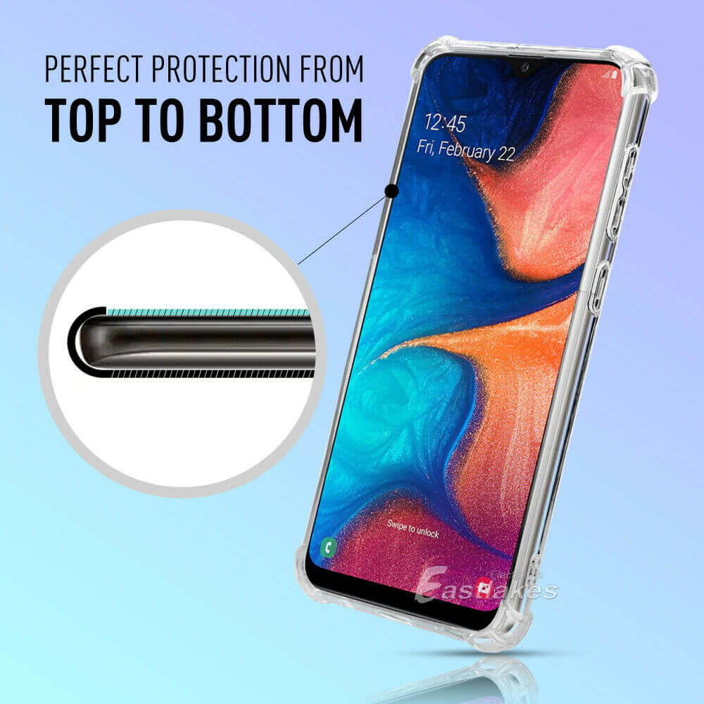 Shockproof Clear Silicone Case for Samsung Galaxy A Series - Eastlakes Electronics
