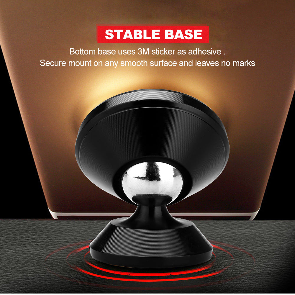 360 Degree Magnetic Car Mount Cell Phone Holder Stand Universal