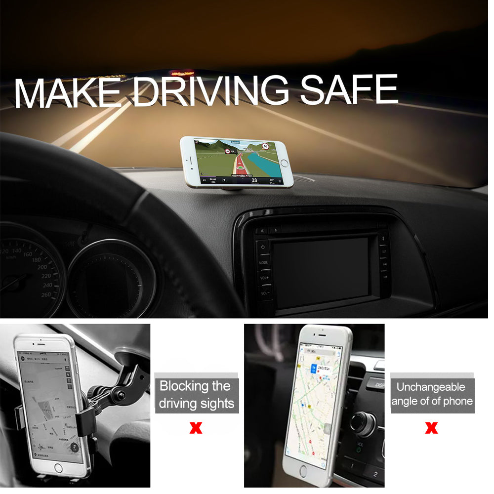 360 Degree Magnetic Car Mount Cell Phone Holder Stand Universal