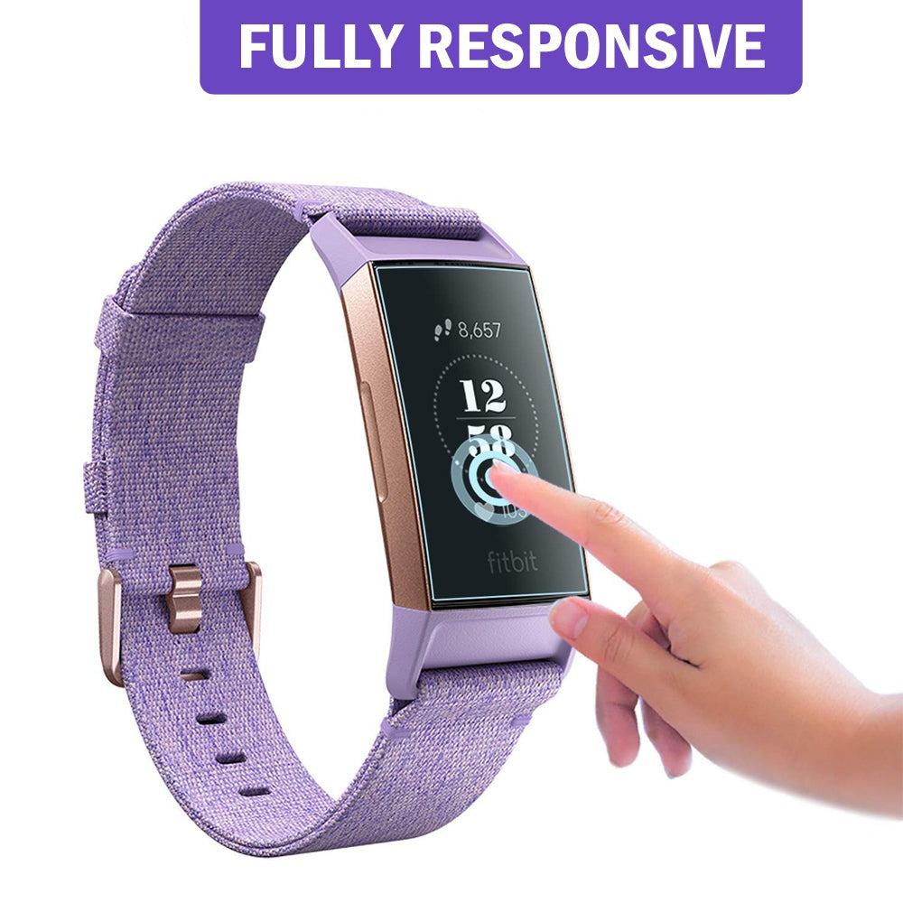 Fitbit Charge 3 and Charge 4 TPU Screen Protector Film - Eastlakes Electronics