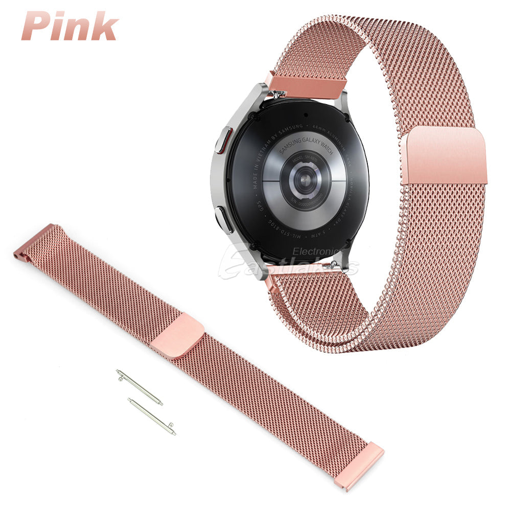 Pink Watch 4 milanese watchband