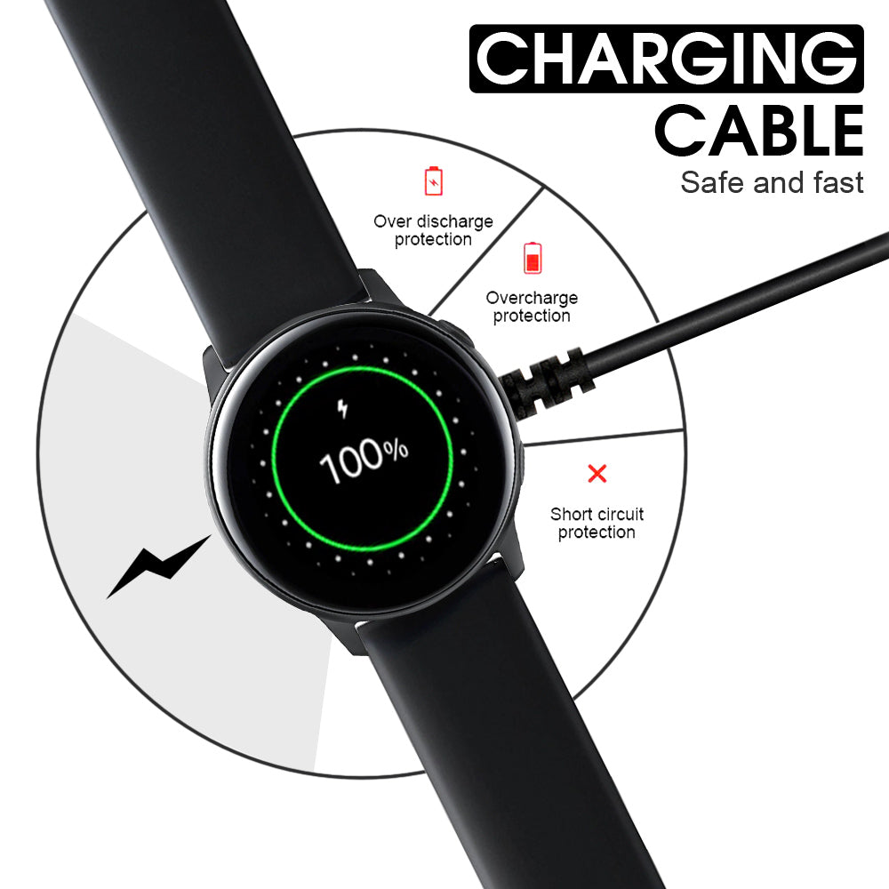 1M Samsung Galaxy Watch Active 1 and 2 USB Charging Cable Dock