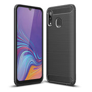 Samsung Galaxy Black Silicone Shockproof Case Cover A20 A30