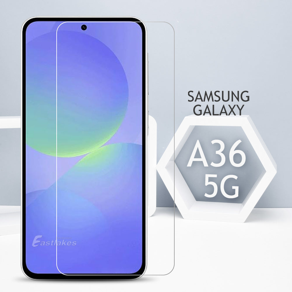 [2 Pack] Tempered Glass Screen Protector for Samsung Galaxy A Series