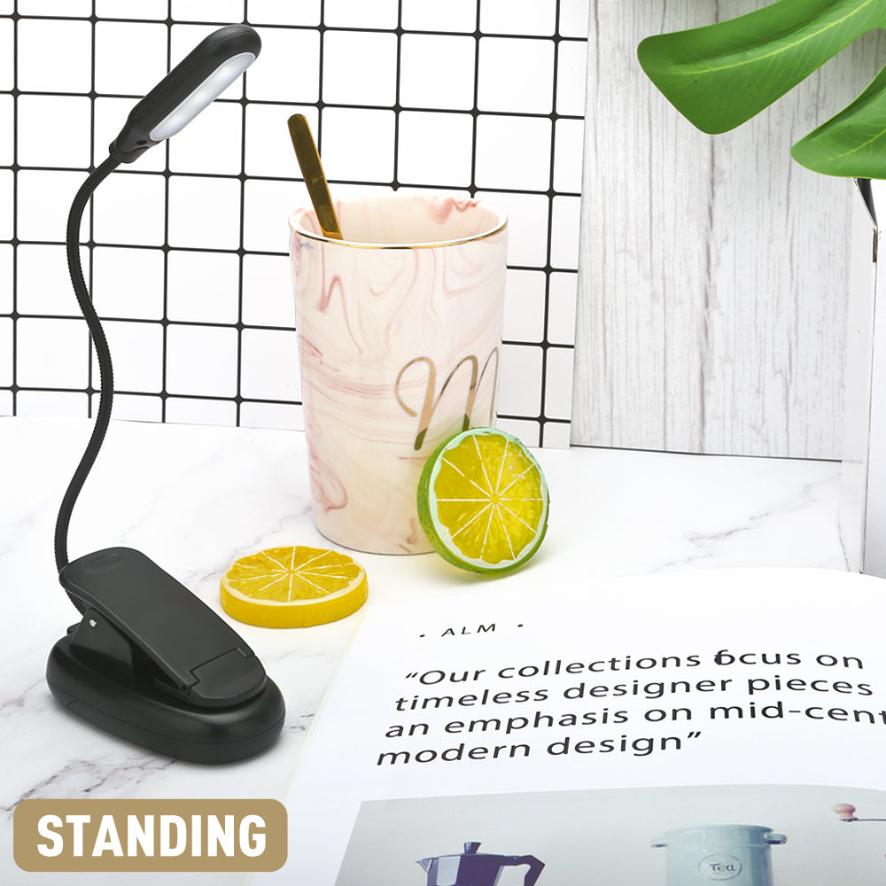 Clip on LED Light Stand for Reading