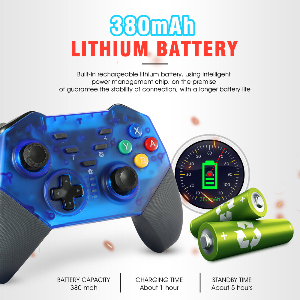 Bluetooth Wireless Controller for Nintendo Switch PC Pro Gamepad - Eastlakes Electronics