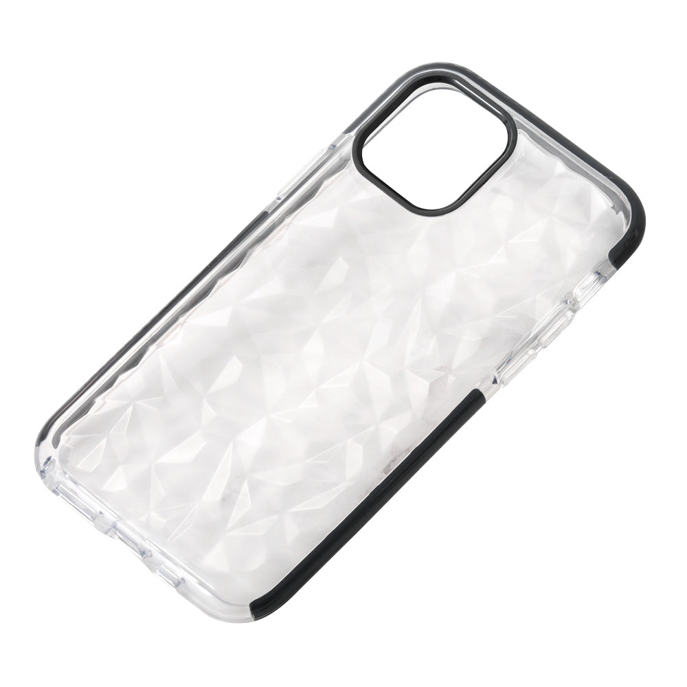 iPhone Clear Silicone Geometric Bumper Case Black - Eastlakes Electronics